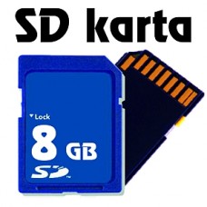 Paměťová karta SD - 8 GB